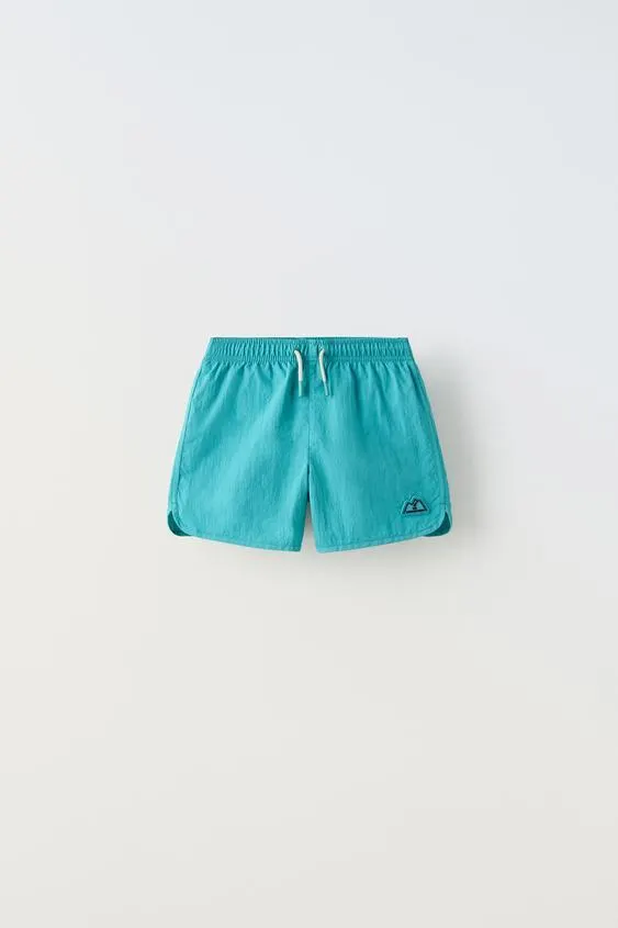 6-14 YEARS/ PLAIN SALMON RIVER SWIM SHORTS
