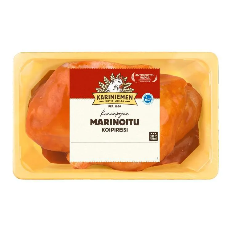 Kariniemen Kananpojan koipireisi marinoitu n. 1,2 kg
