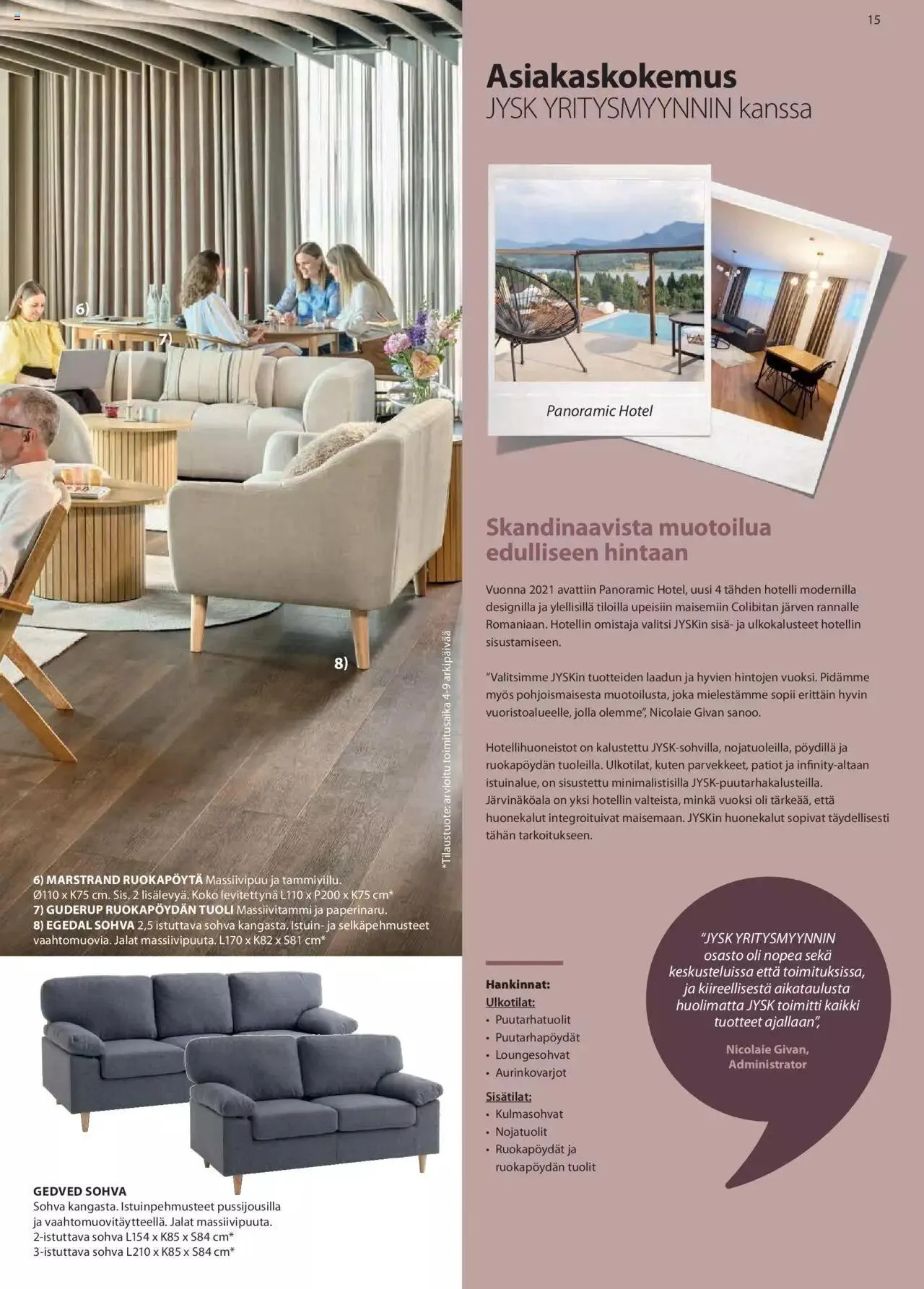 JYSK Business to Business katalogi voimassa alkaen 4. maaliskuuta - 31. joulukuuta 2024 - Tarjouslehti sivu 15