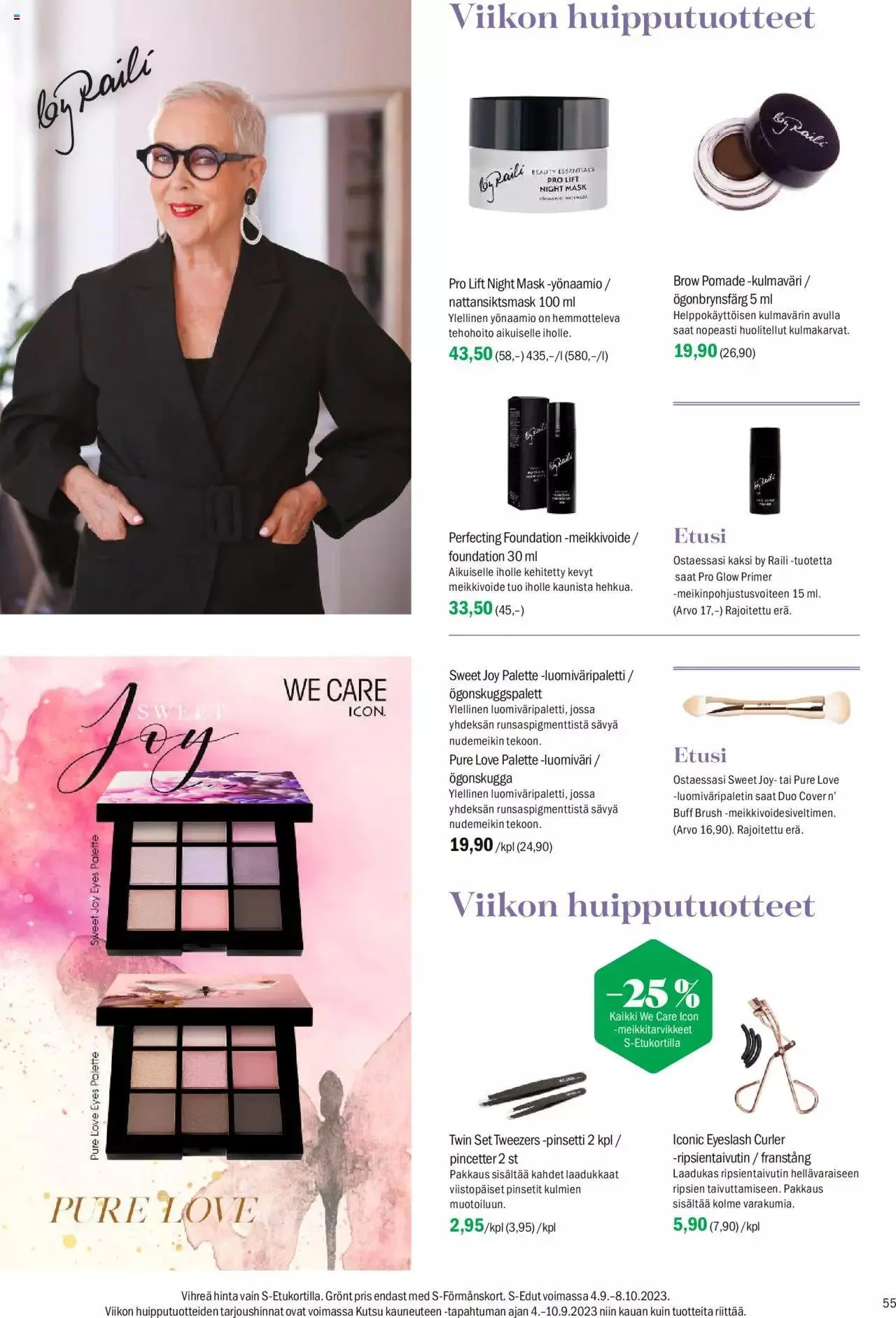 Sokos tarjoukset voimassa alkaen 4. syyskuuta - 8. lokakuuta 2023 - Tarjouslehti sivu 55