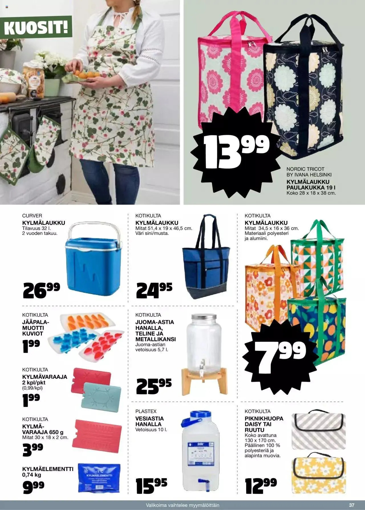 Tokmanni - Kesä 2024 voimassa alkaen 1. huhtikuuta - 31. joulukuuta 2024 - Tarjouslehti sivu 37