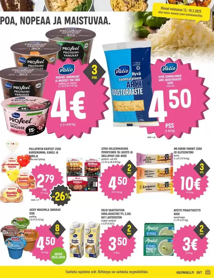 HalpaHalli tarjoukset voimassa alkaen 12. maaliskuuta - 18. maaliskuuta 2025 - Tarjouslehti sivu 3
