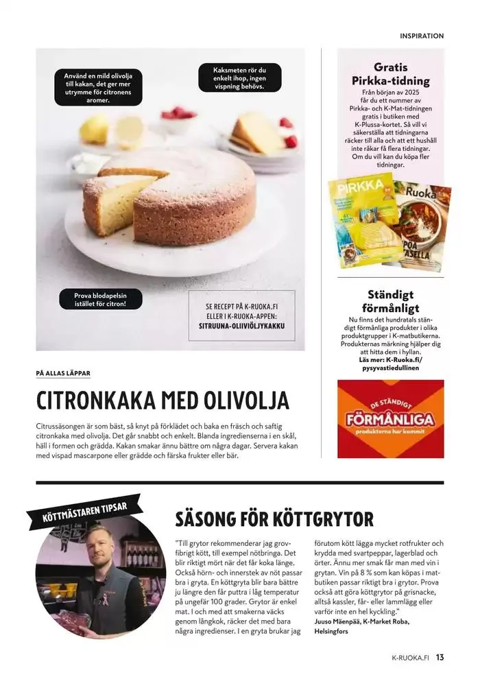 K-mat 1/2025 voimassa alkaen 5. helmikuuta - 19. helmikuuta 2025 - Tarjouslehti sivu 13