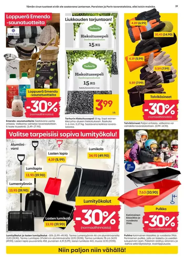 Rusta tarjoukset voimassa alkaen 16. maaliskuuta - 16. maaliskuuta 2025 - Tarjouslehti sivu 19