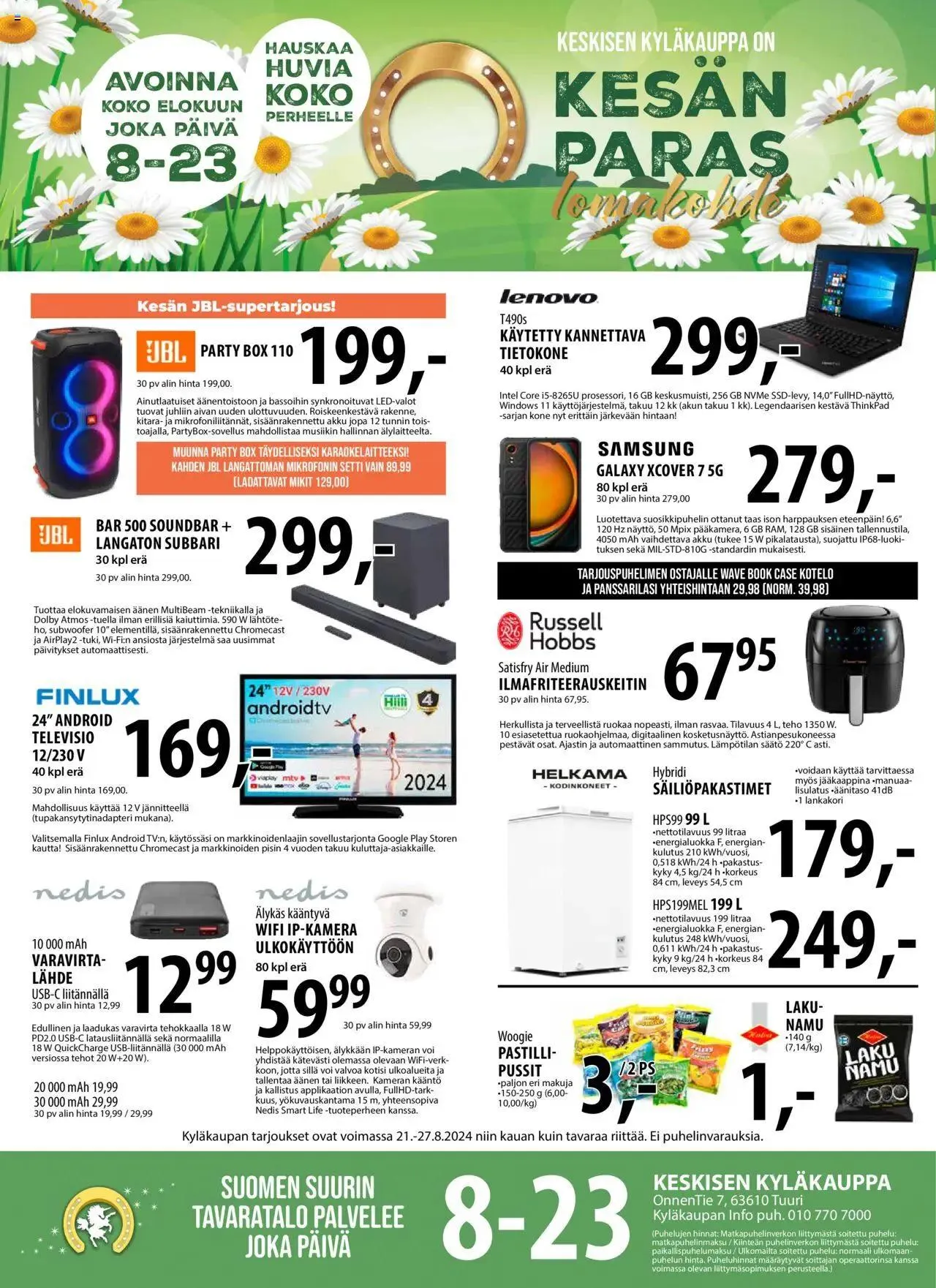 Tuuri tarjoukset voimassa alkaen 21. elokuuta - 27. elokuuta 2024 - Tarjouslehti sivu 1