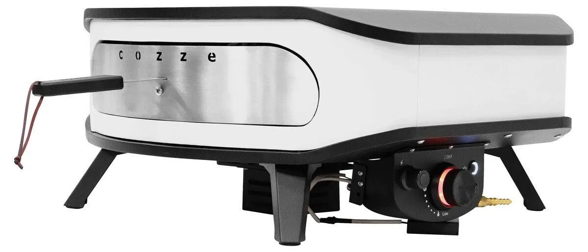 Cozze Pizzauuni 17 tuumaa, kaasu, lämpömittari, pyörivä pizzakivi