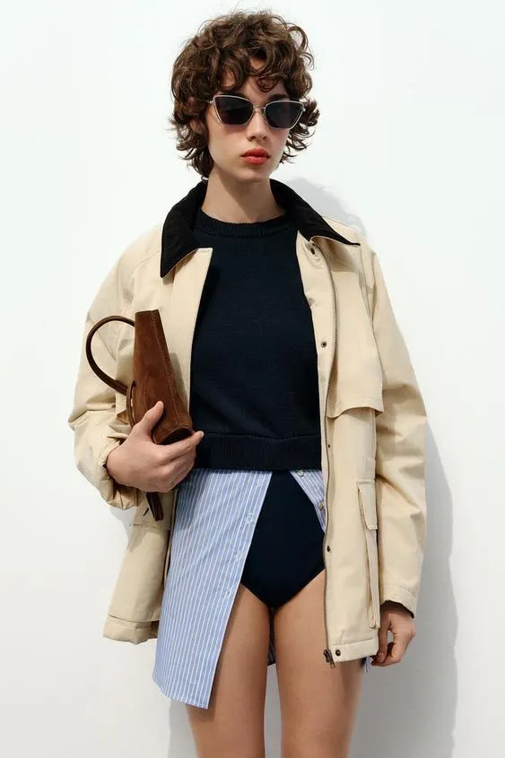 PULLOVER IN MAGLIA COMBINATO