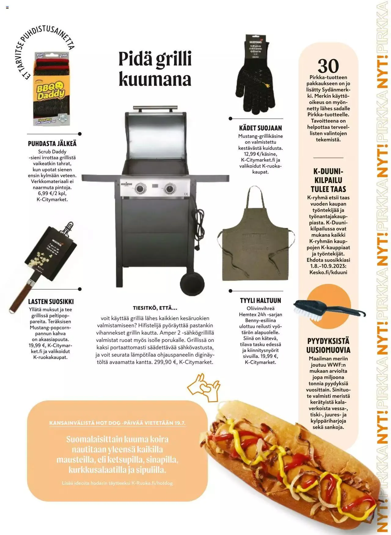 K-Market tarjoukset Pirkka 6–8/2023 voimassa alkaen 7. kesäkuuta - 29. elokuuta 2023 - Tarjouslehti sivu 13