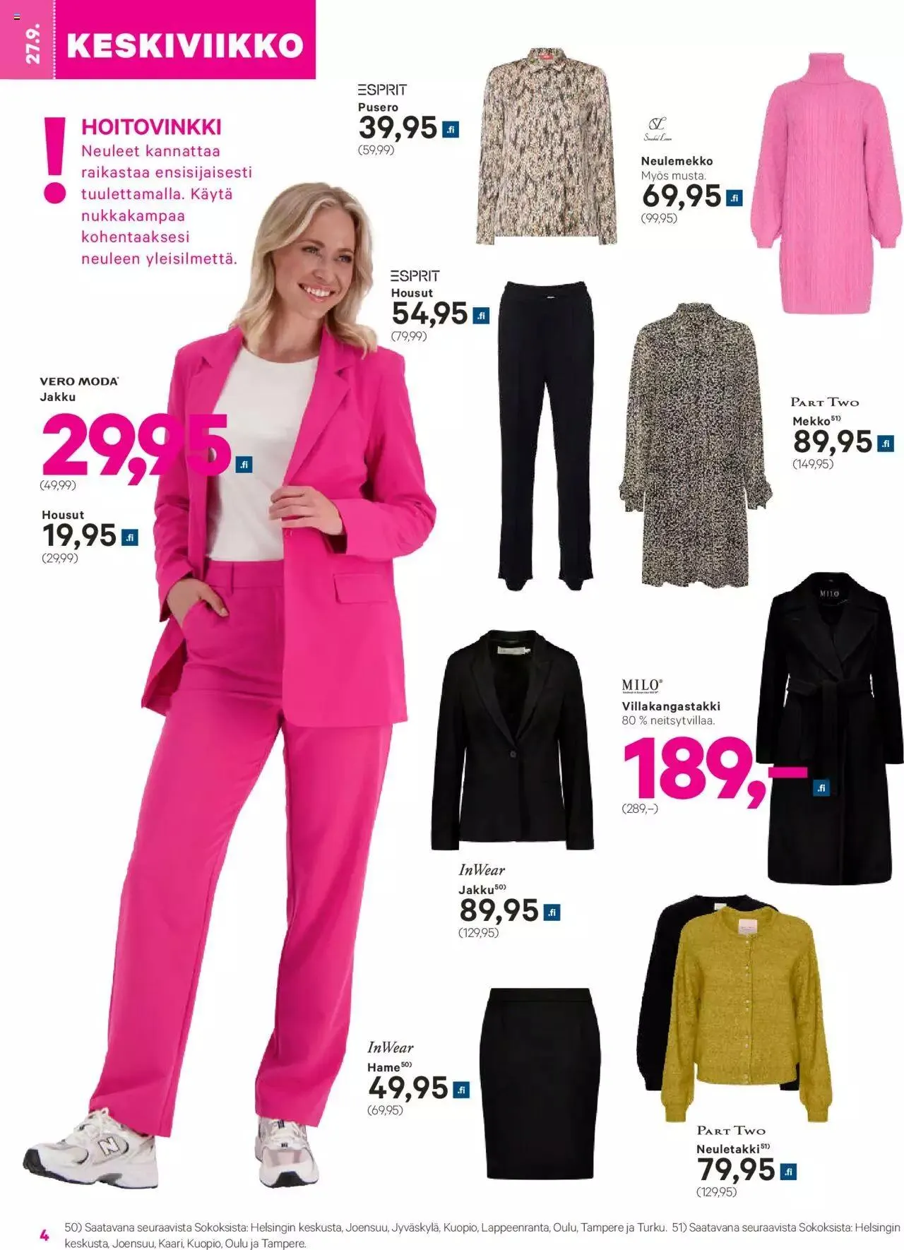 Sokos - Sokos 3+1 päivää kuvasto S2023 voimassa alkaen 30. elokuuta - 31. joulukuuta 2023 - Tarjouslehti sivu 4