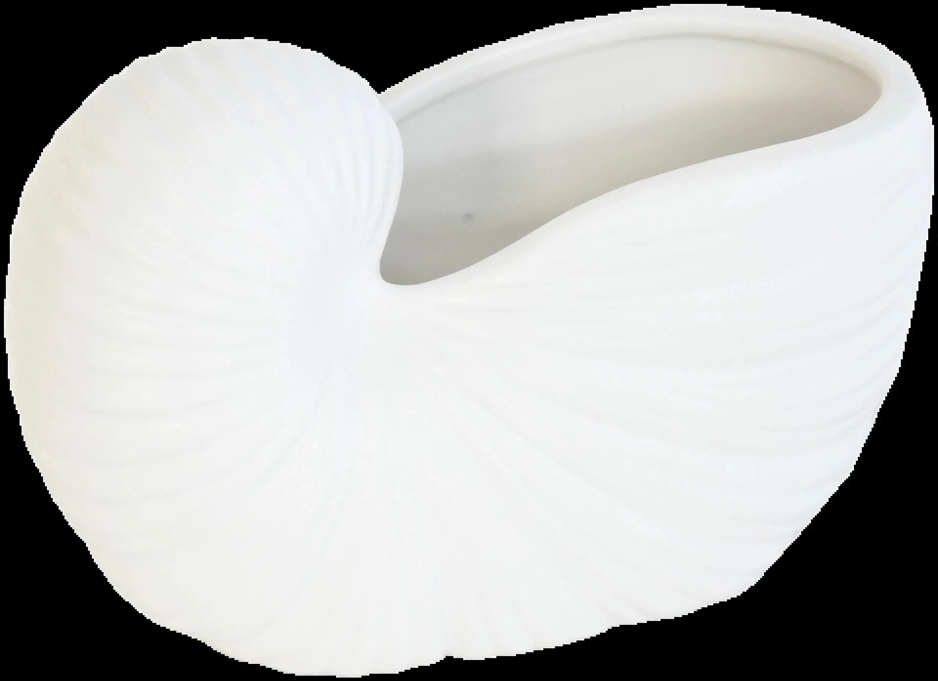 Finnmari Simpukka ruukku 19x9,5x12,5 cm keraaminen valkoinen