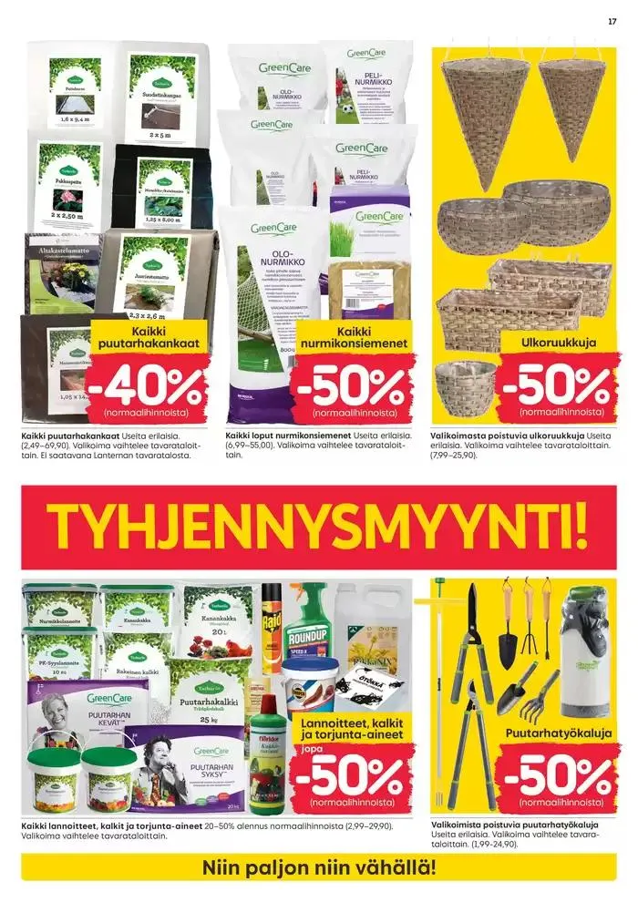 Rusta tarjoukset voimassa alkaen 11. lokakuuta - 25. lokakuuta 2024 - Tarjouslehti sivu 17