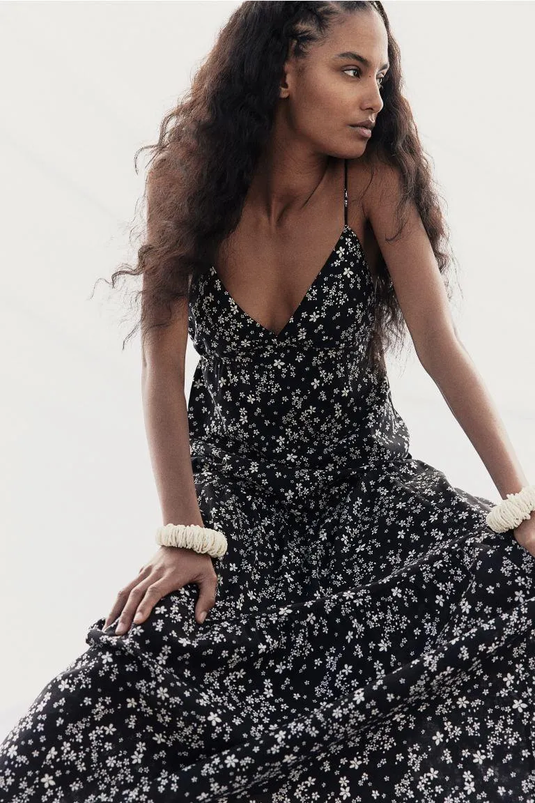 Long strappy dress