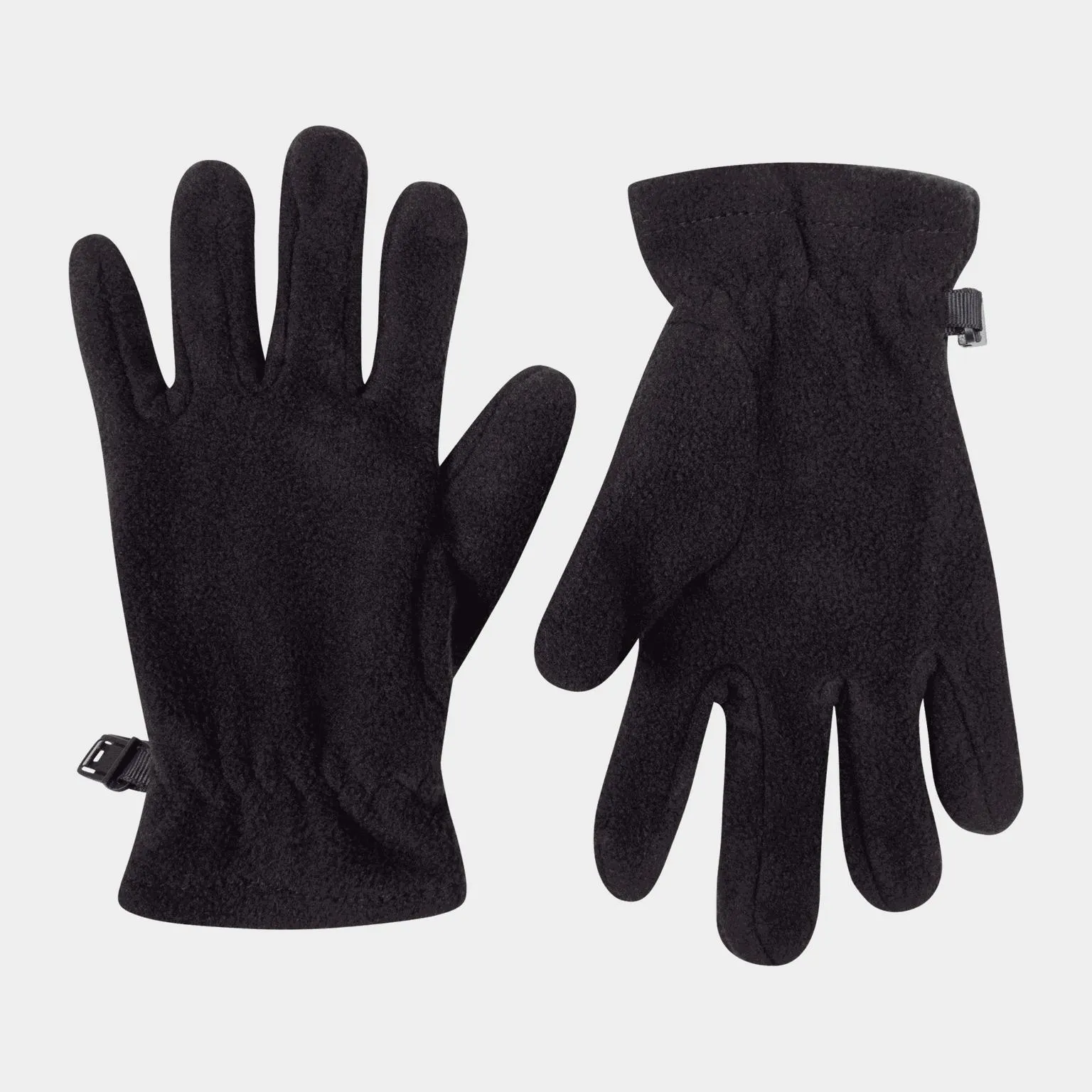 Storenos fleece glove, nuorten käsineet - Musta