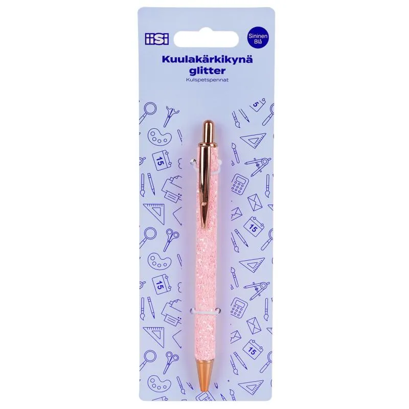 Kuulakärkikynä Iisi glitter