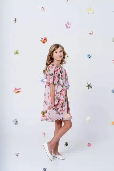 Mingnelin mekko 2579 Ruusu