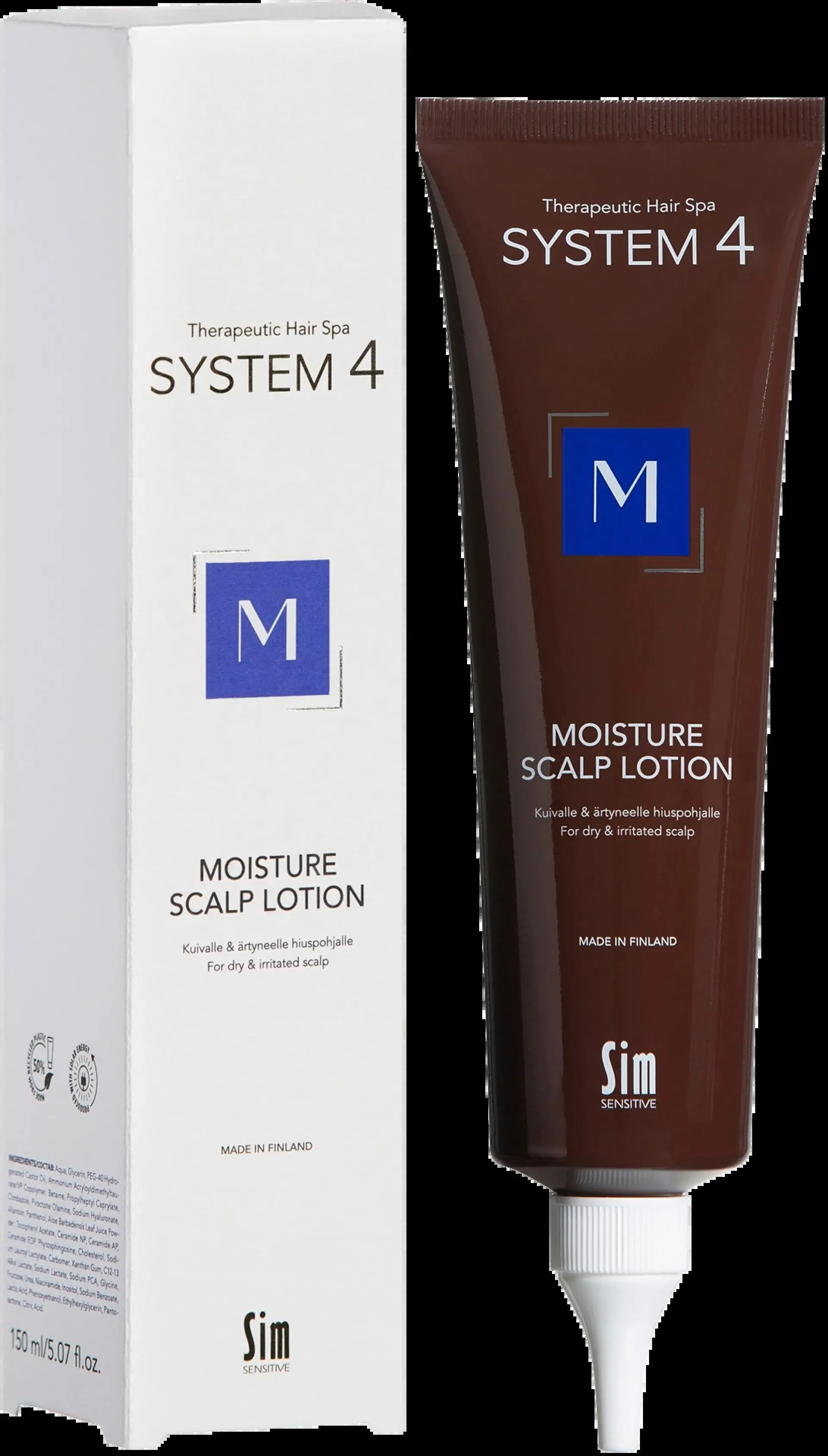 Sim Sensitive System4, M Moisture Scalp Lotion tehohoito 150 ml