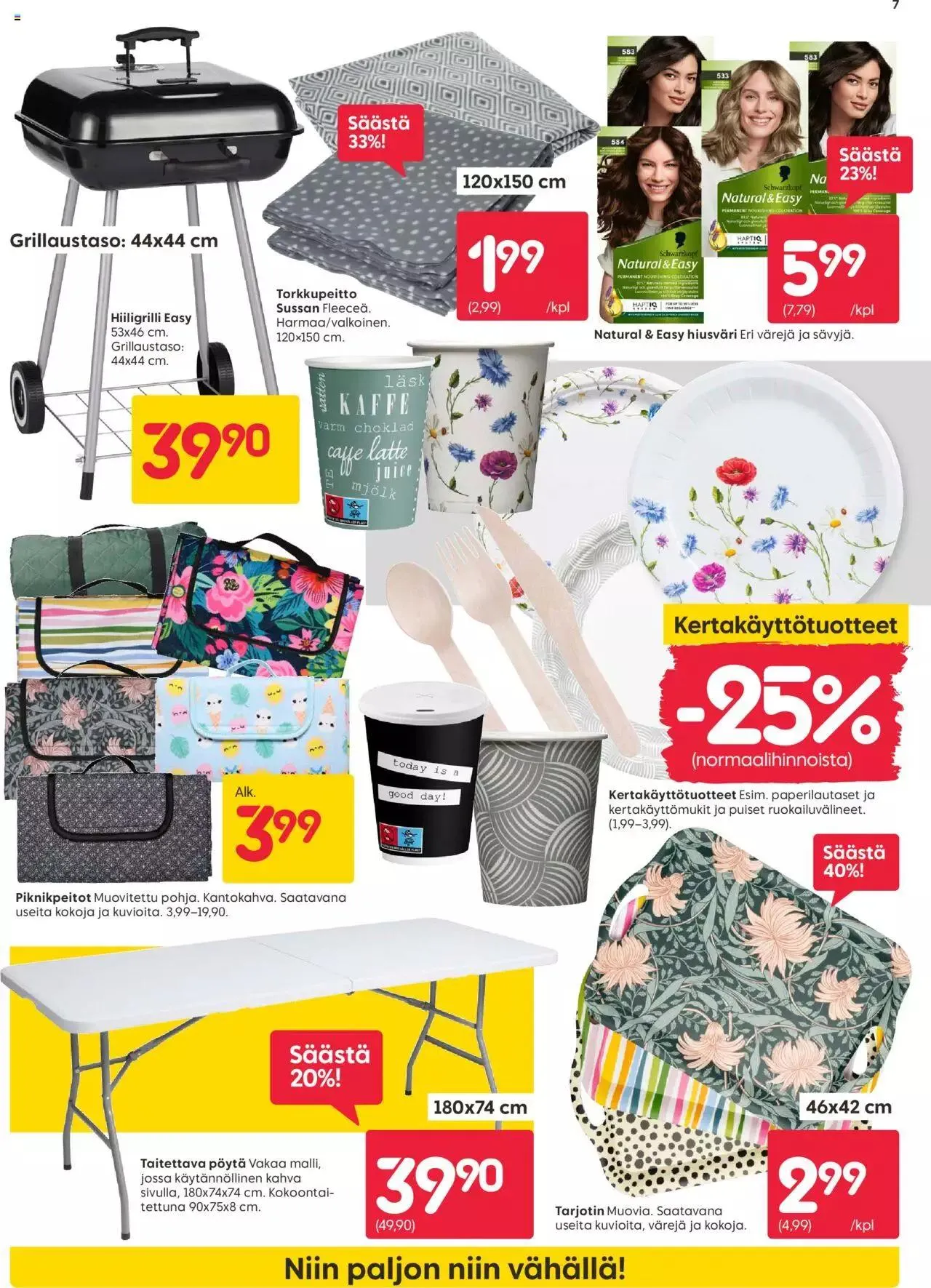 Rusta tarjoukset voimassa alkaen 27. toukokuuta - 2. kesäkuuta 2024 - Tarjouslehti sivu 7