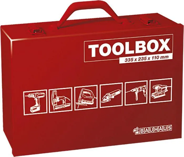 Metallilaukku Toolbox BAUHAUS 33,5 x 11 x 23,5 cm