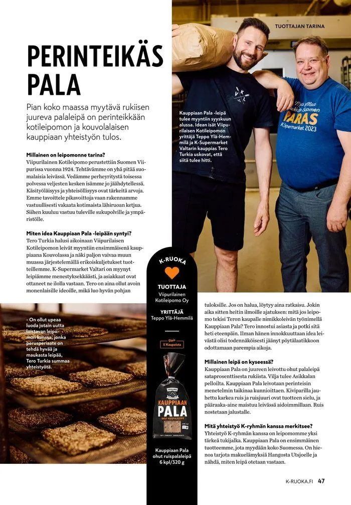 K-Ruoka 9/2024 voimassa alkaen 19. syyskuuta - 3. lokakuuta 2024 - Tarjouslehti sivu 41