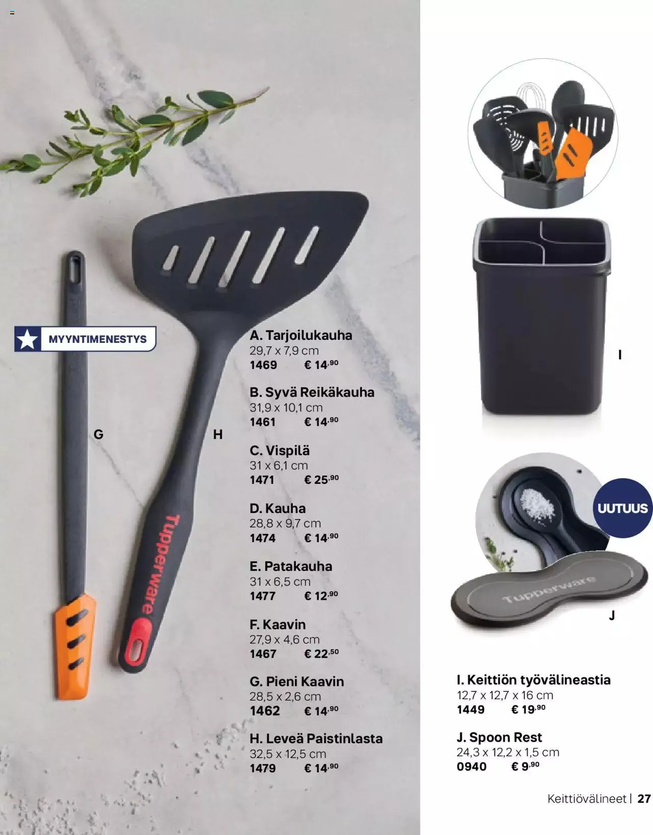 Tupperware tarjoukset Syksy / Talvi 2023-24 voimassa alkaen 29. syyskuuta - 31. joulukuuta 2023 - Tarjouslehti sivu 27