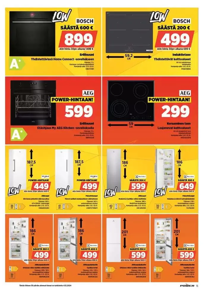 Power tarjoukset voimassa alkaen 16. joulukuuta - 5. tammikuuta 2025 - Tarjouslehti sivu 26