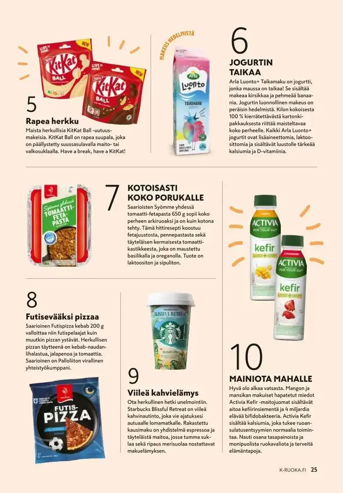 K-Ruoka 1/2025 voimassa alkaen 5. helmikuuta - 19. helmikuuta 2025 - Tarjouslehti sivu 25