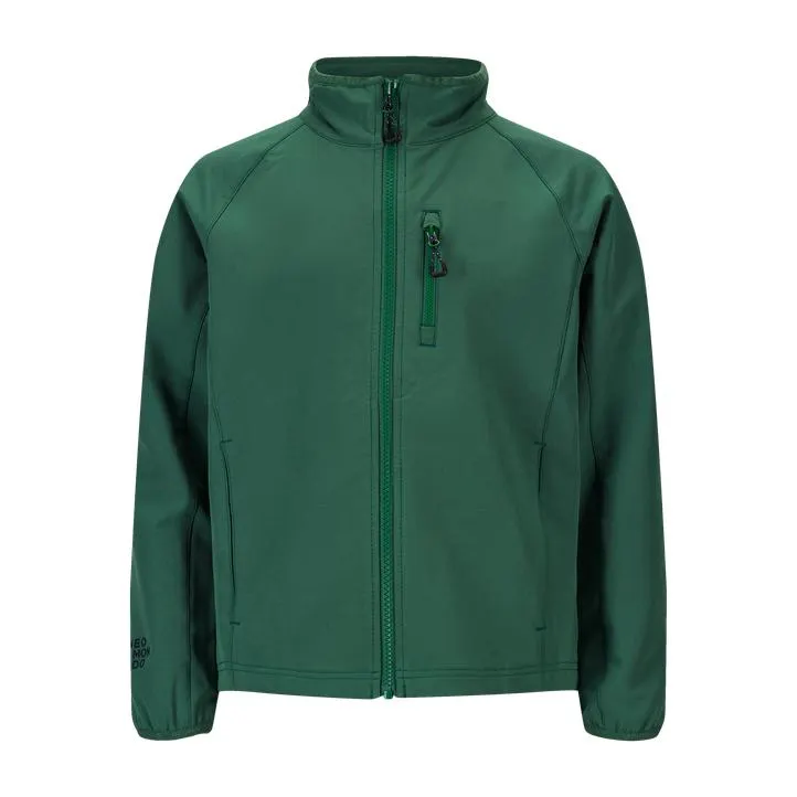 Loen Softshell Jacket, nuorten softshell-takki, Vihreä