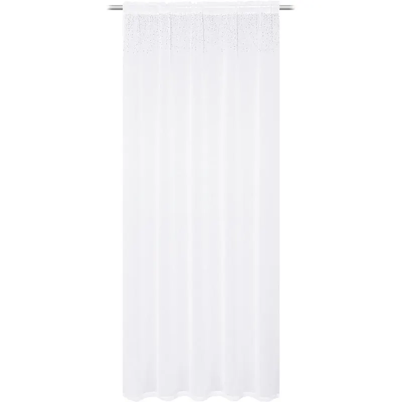 Verho Kotikulta 140 x 240 cm Sparkle valkoinen