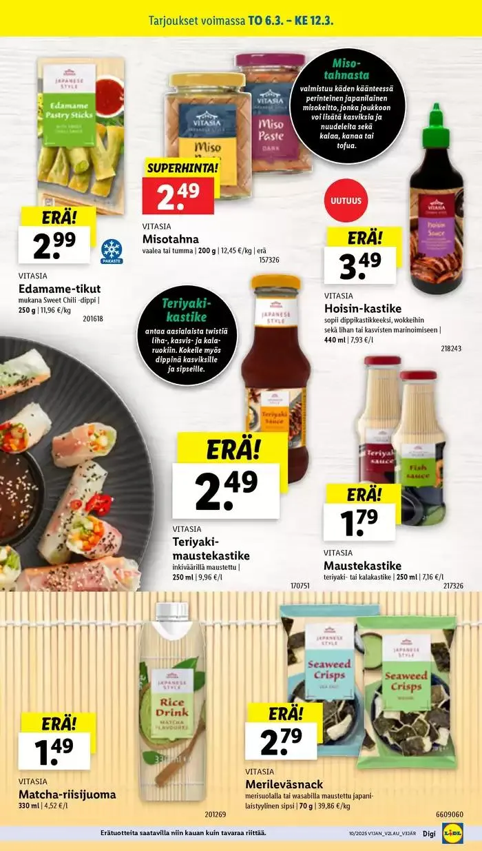 Houkuttelevia erikoistarjouksia kaikille voimassa alkaen 3. maaliskuuta - 12. maaliskuuta 2025 - Tarjouslehti sivu 15