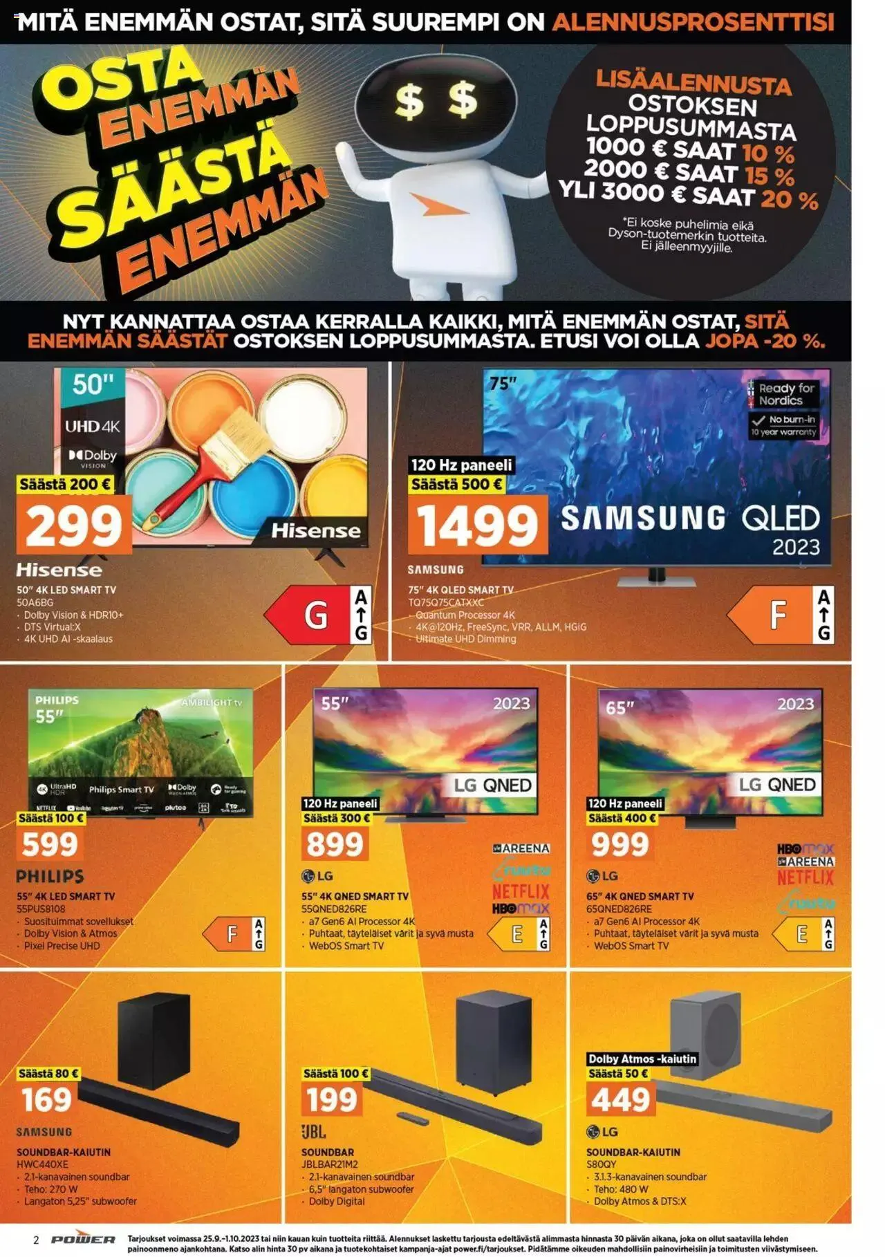 Power tarjoukset voimassa alkaen 25. syyskuuta - 1. lokakuuta 2023 - Tarjouslehti sivu 2