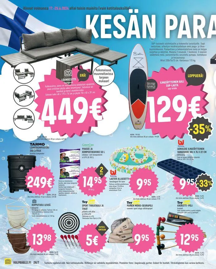 Halpa Juhannus! voimassa alkaen 18. kesäkuuta - 25. kesäkuuta 2024 - Tarjouslehti sivu 8
