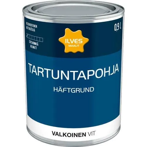 Ilves tartuntapohjamaali vesiohenteinen 0,9L valkoinen