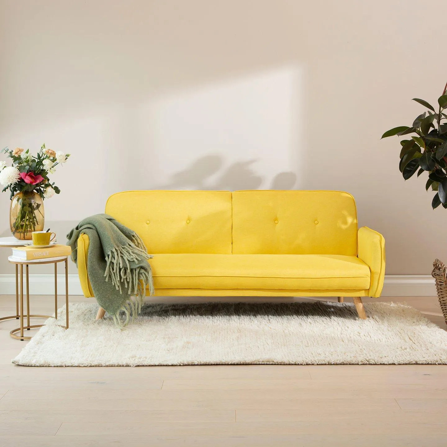 3-ist. vuodesohva keltainen