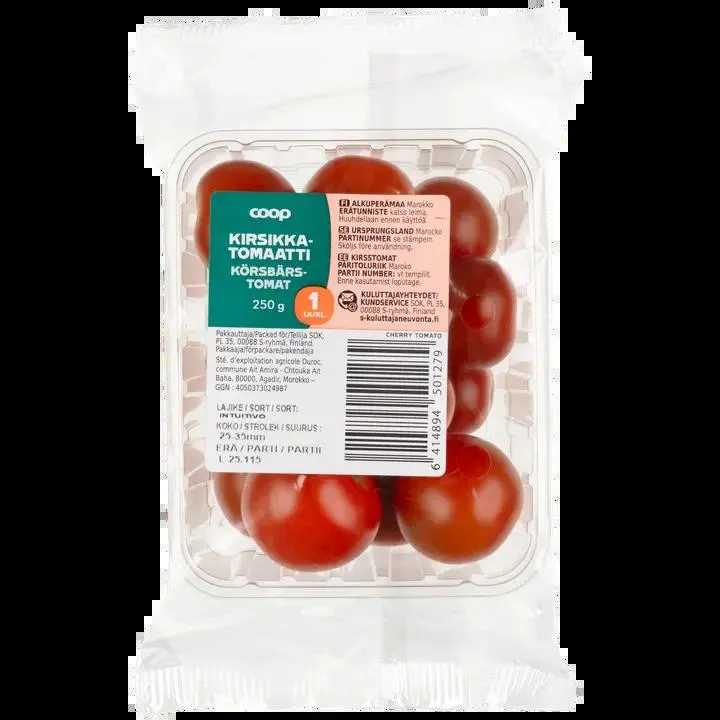 Coop kirsikkatomaatti 250 g