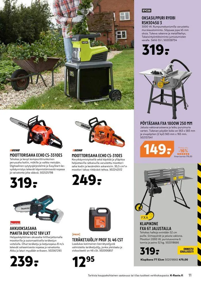 Autta alkuun ja eteenpain voimassa alkaen 24. toukokuuta - 4. kesäkuuta 2024 - Tarjouslehti sivu 11