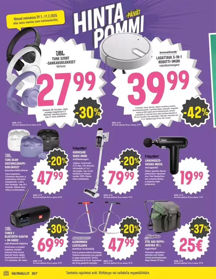 HalpaHalli tarjoukset voimassa alkaen 28. tammikuuta - 11. helmikuuta 2025 - Tarjouslehti sivu 10