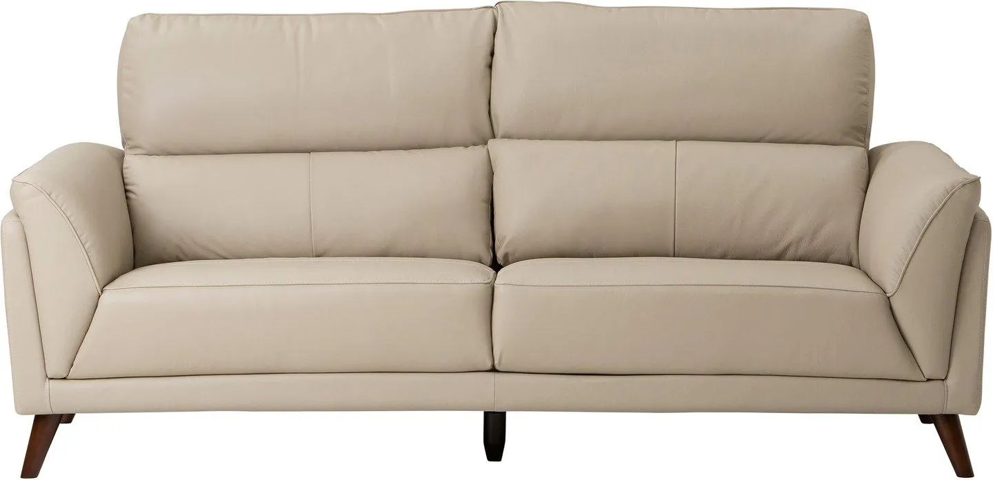 3-ist. sohva beige nahka/keinonahka