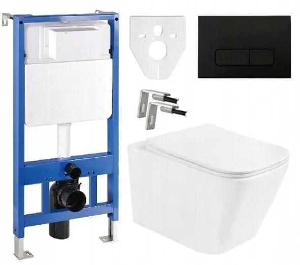 WC-setti Mexen 5in1 Fenix Slim wc-istuimella Teo Rimless Slim