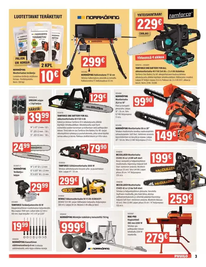 Puuilo tarjoukset voimassa alkaen 5. maaliskuuta - 16. maaliskuuta 2025 - Tarjouslehti sivu 3