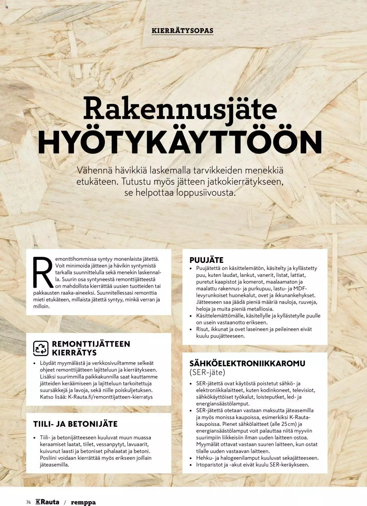 K-Rauta tarjoukset voimassa alkaen 8. tammikuuta - 5. helmikuuta 2024 - Tarjouslehti sivu 74