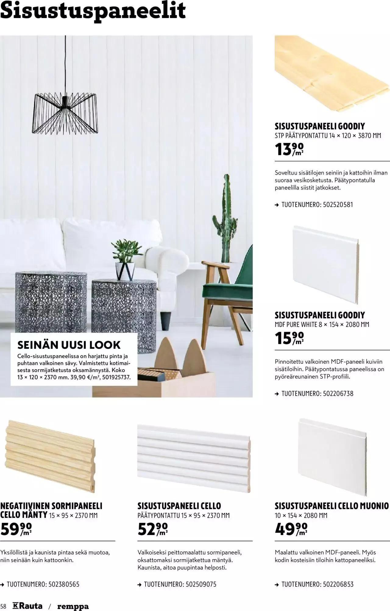 K-Rauta tarjoukset voimassa alkaen 8. tammikuuta - 5. helmikuuta 2024 - Tarjouslehti sivu 58