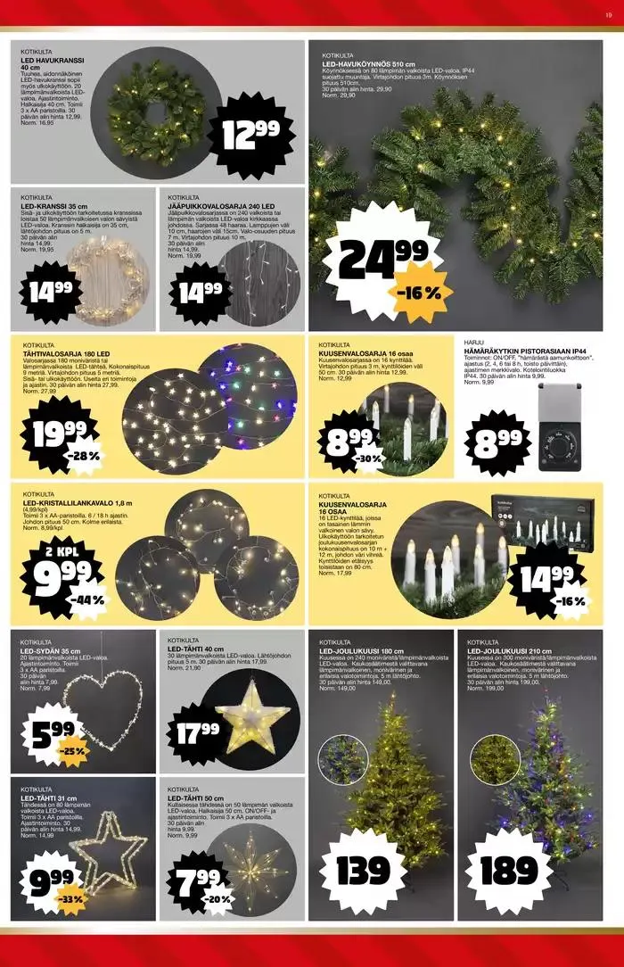 Tarjoussanomat voimassa alkaen 25. marraskuuta - 9. joulukuuta 2024 - Tarjouslehti sivu 19