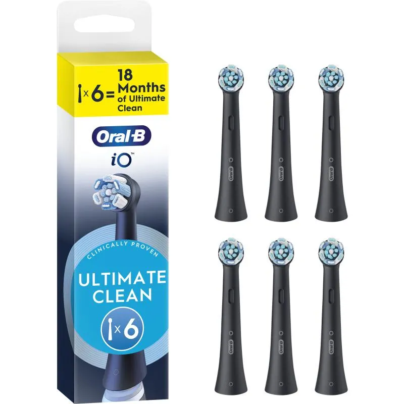 Vaihtoharja Oral-B 6 kpl iO Ultimate Clean Black