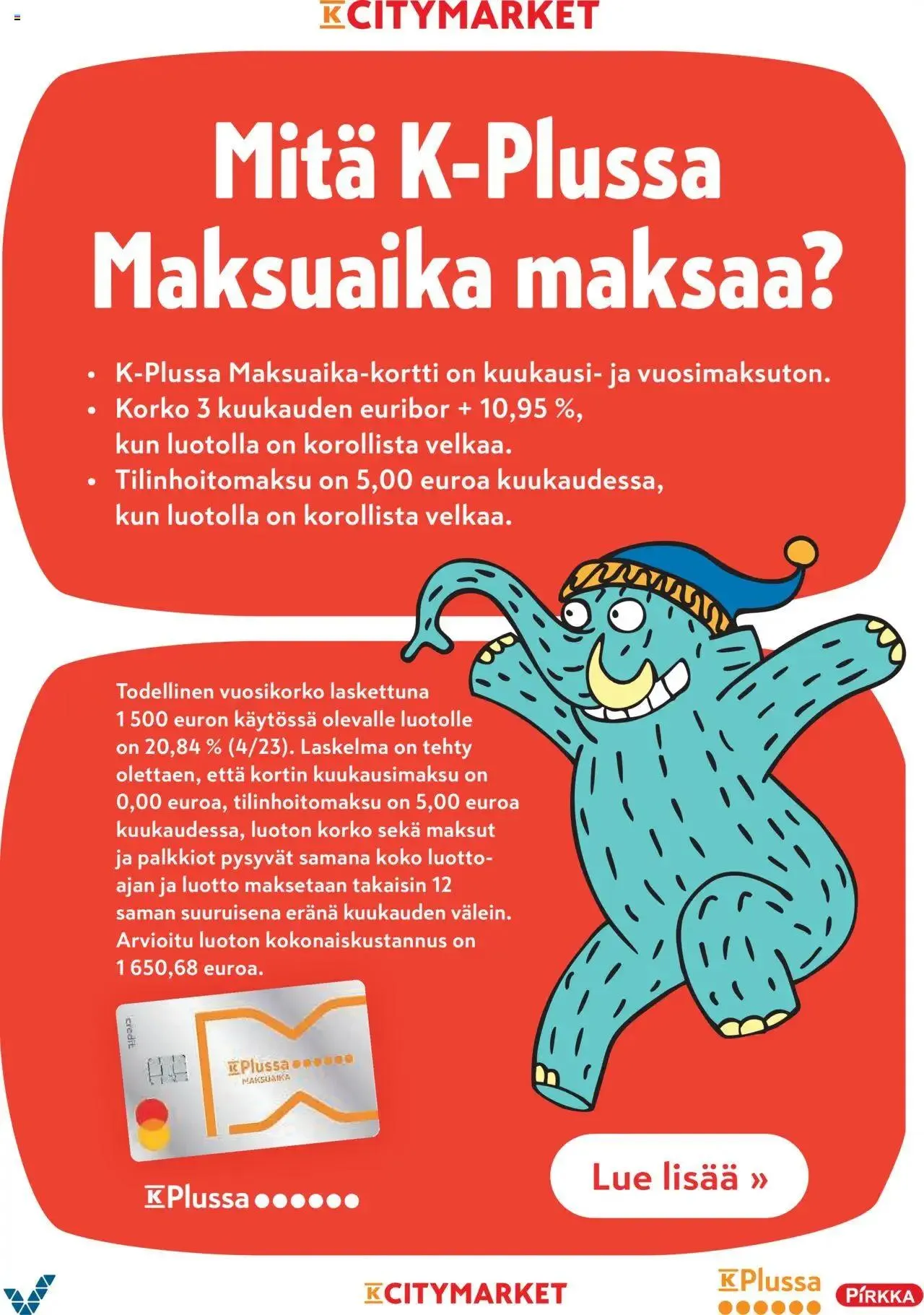 K-Citymarket tarjoukset voimassa alkaen 1. elokuuta - 11. elokuuta 2024 - Tarjouslehti sivu 20