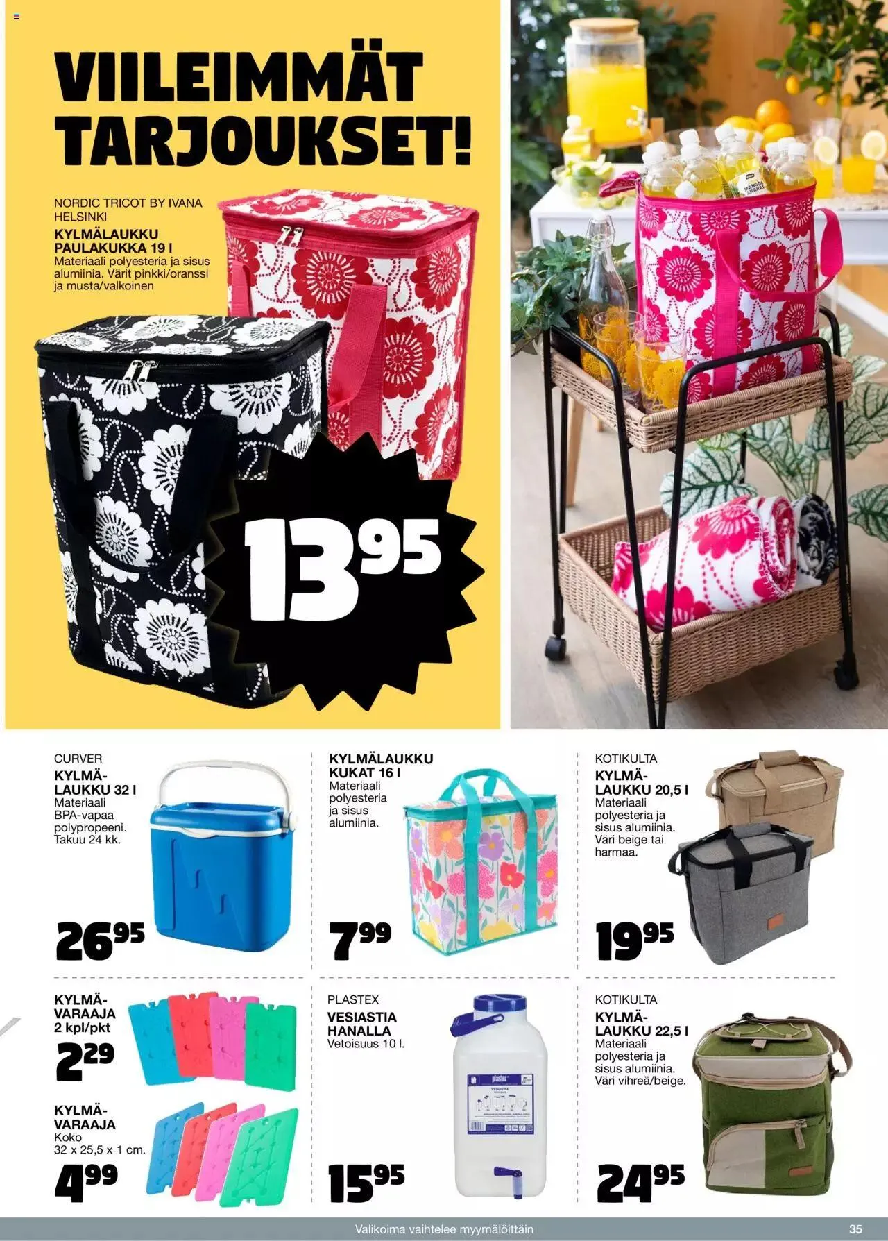 Tokmanni - Kesä 2023 voimassa alkaen 17. huhtikuuta - 31. joulukuuta 2023 - Tarjouslehti sivu 35