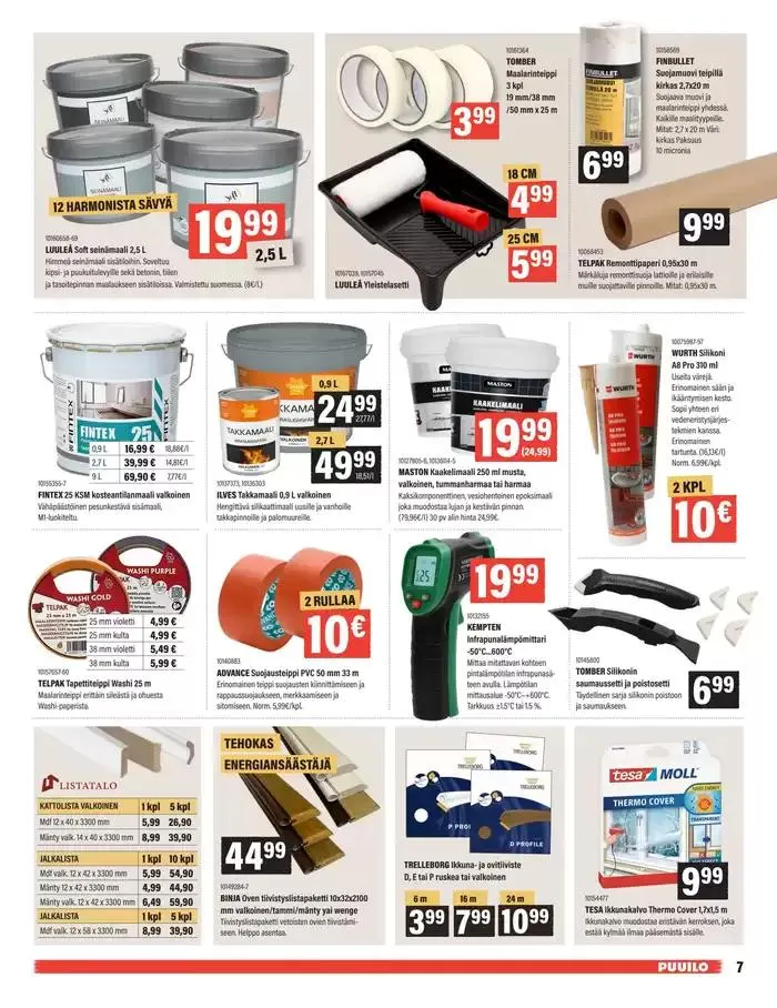 Puuiloa kaikkeen arkeen voimassa alkaen 14. lokakuuta - 28. lokakuuta 2024 - Tarjouslehti sivu 13