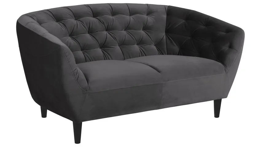 RIA-sohva Vic-kangas, tummanharmaa