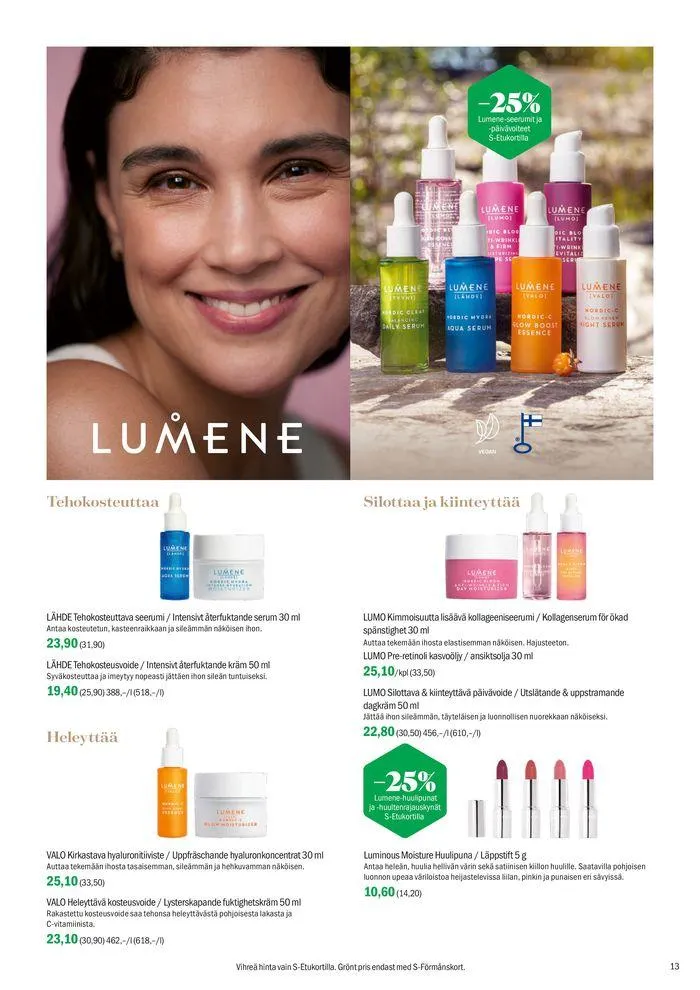 Kuvasto elokuu 2024 voimassa alkaen 29. heinäkuuta - 1. syyskuuta 2024 - Tarjouslehti sivu 13