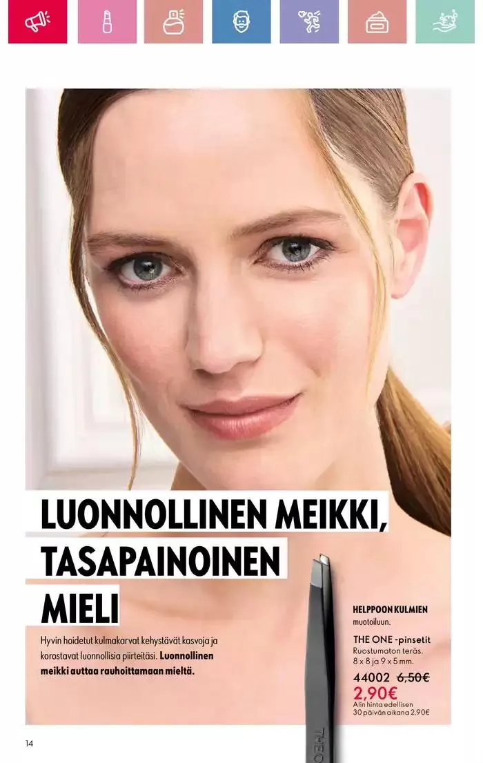 Oriflame tarjoukset voimassa alkaen 9. maaliskuuta - 29. maaliskuuta 2025 - Tarjouslehti sivu 14