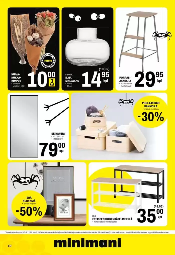 Minimani Yhtiöt Oy voimassa alkaen 26. syyskuuta - 10. lokakuuta 2024 - Tarjouslehti sivu 11